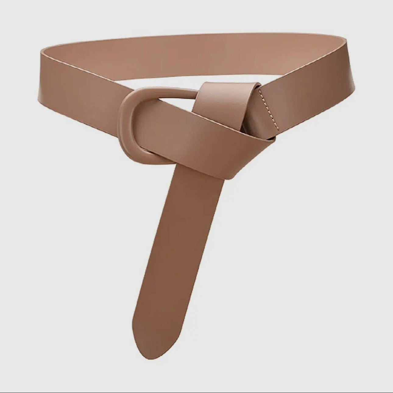 Faux Leather Horseshoe Belt