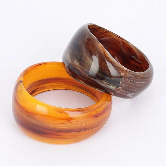 Assorted Resin Bangle Bracelets