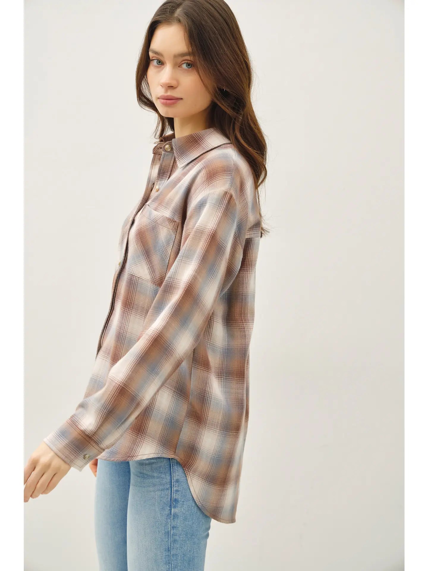 Cambell Plaid Flannel Button Down