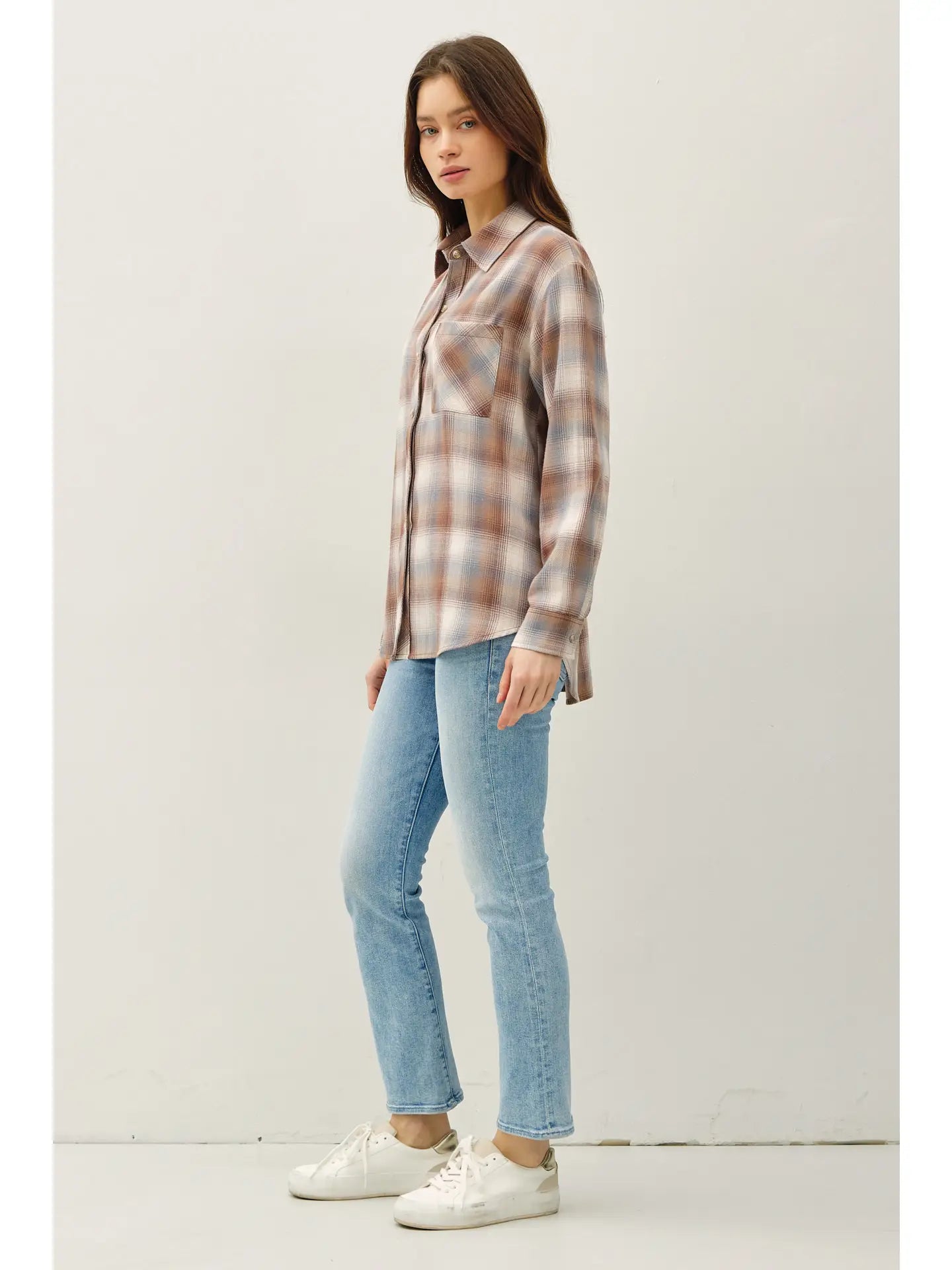 Cambell Plaid Flannel Button Down