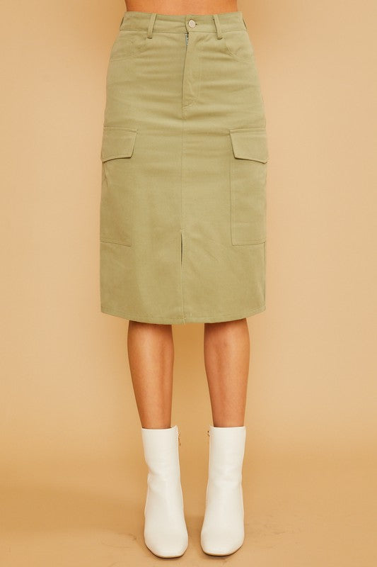 Carlisle Cargo Midi Skirt