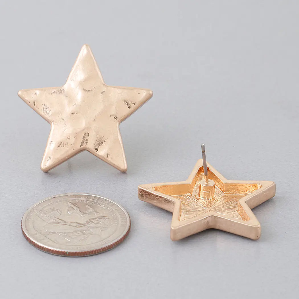 I’m a Star Indented Earrings