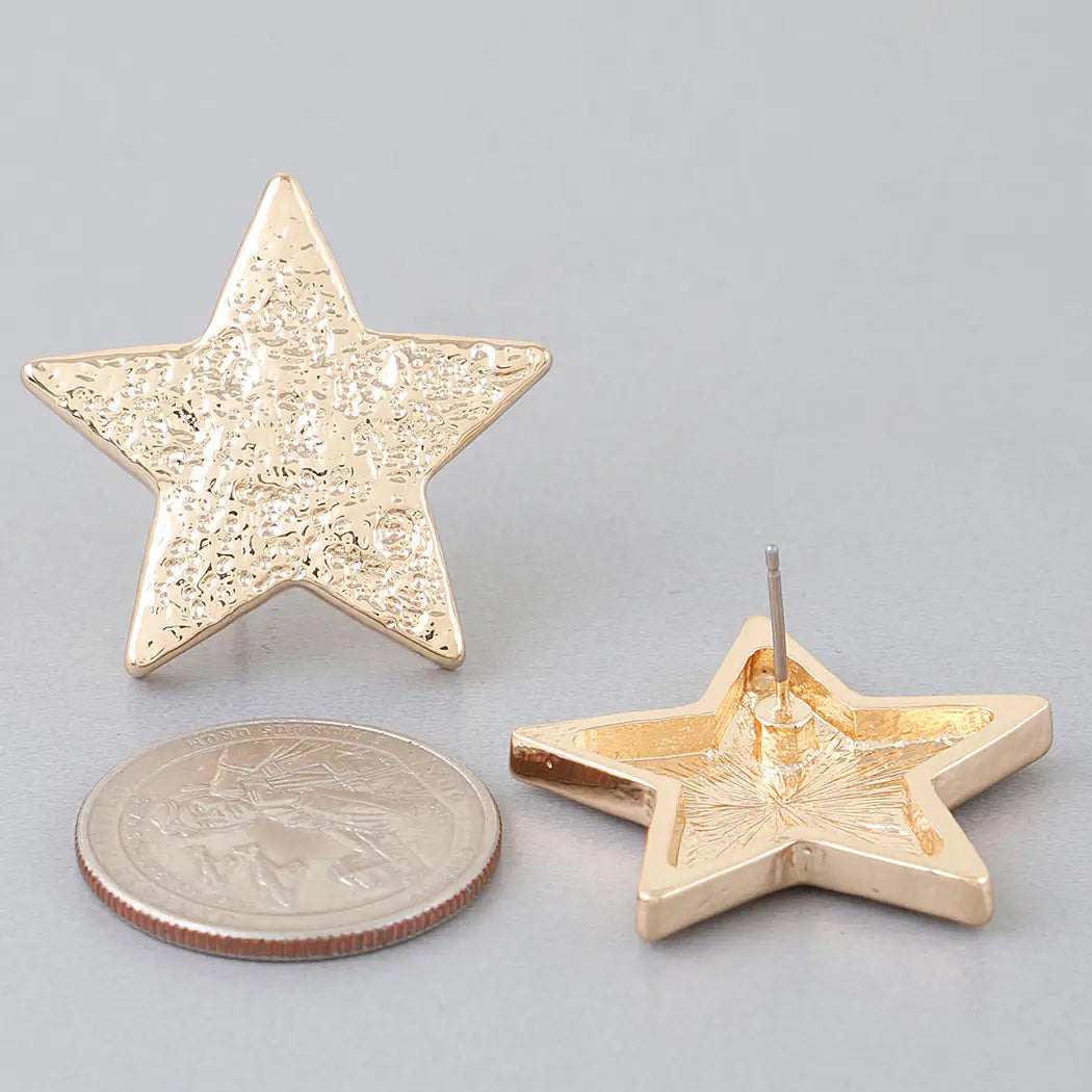 I’m a Star Indented Earrings
