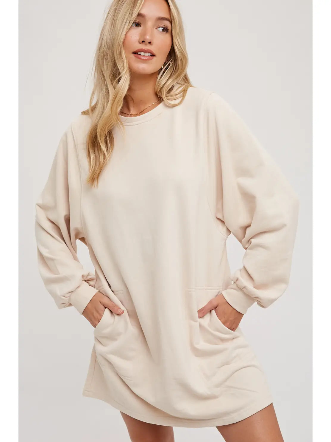 French Terry Mini Dress