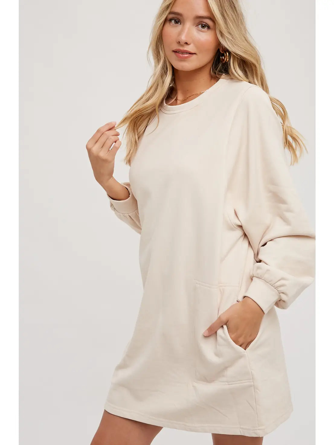 French Terry Mini Dress