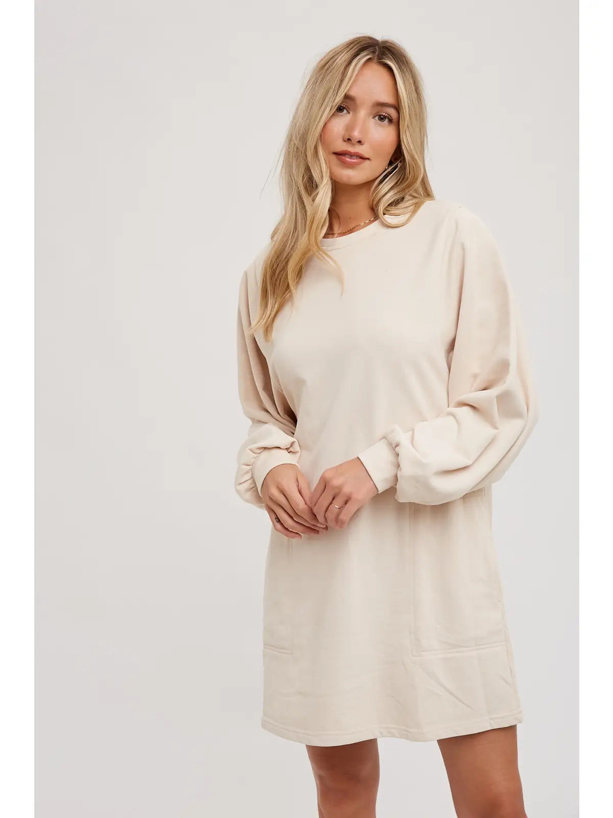 French Terry Mini Dress
