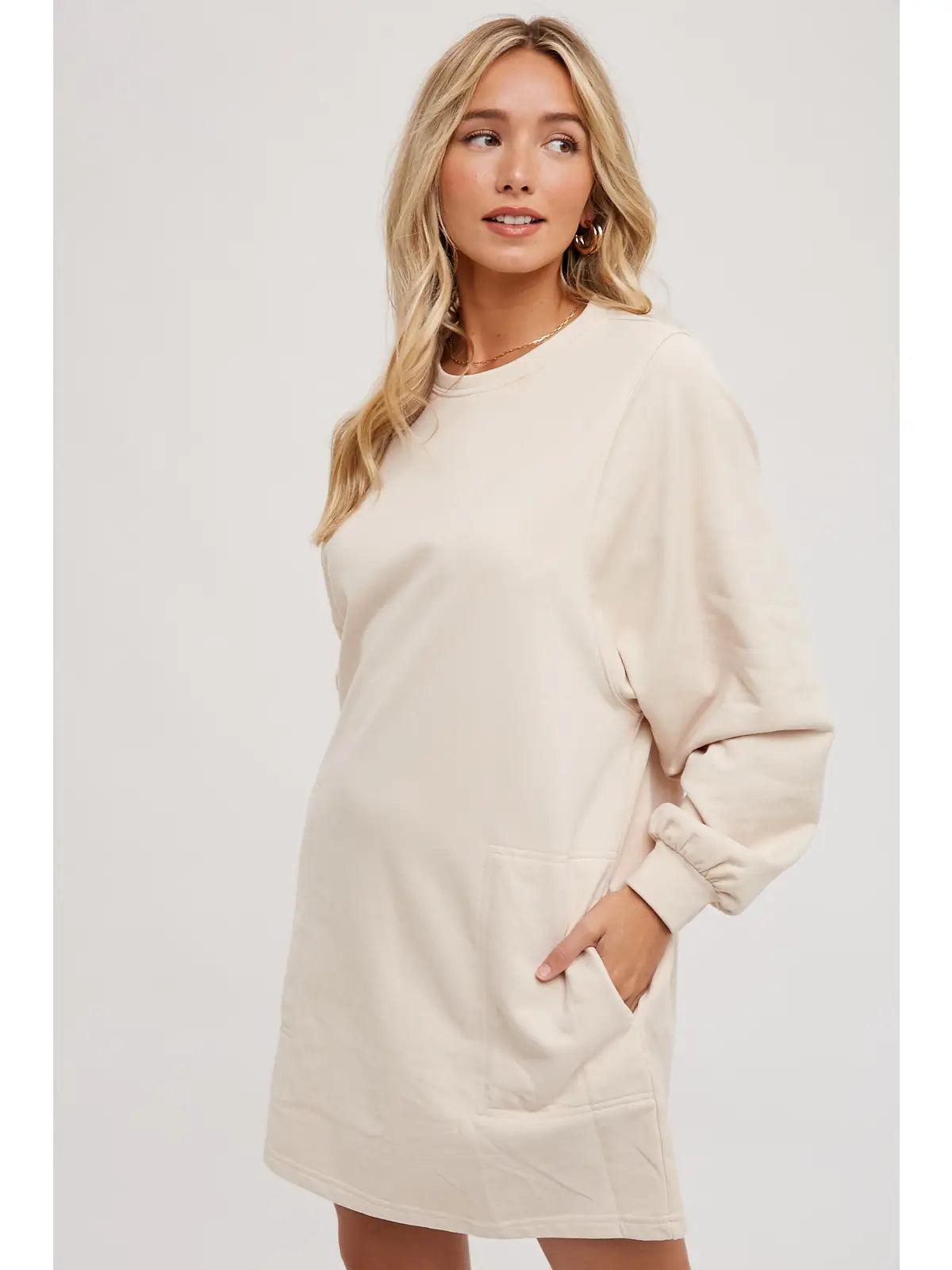 French Terry Mini Dress