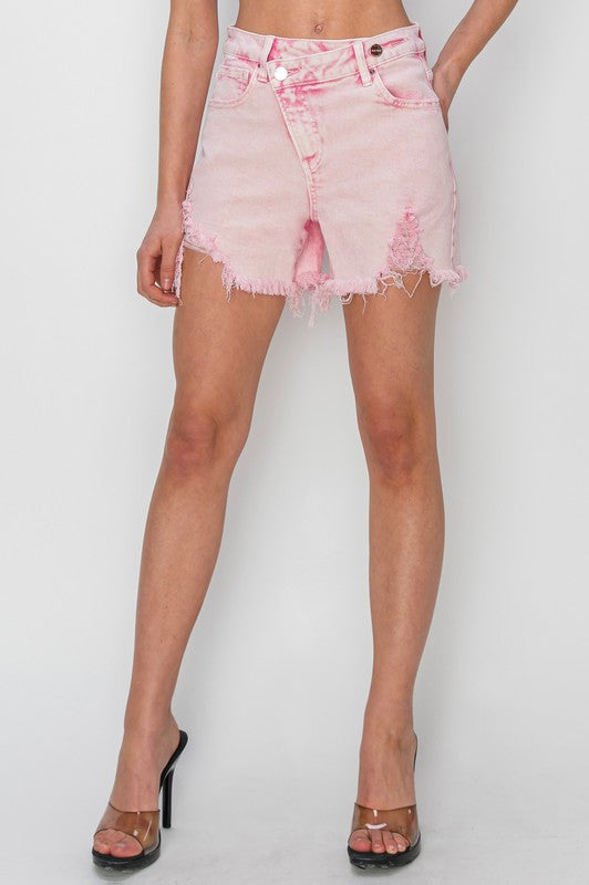 Fly Away High Rise Crossover Shorts