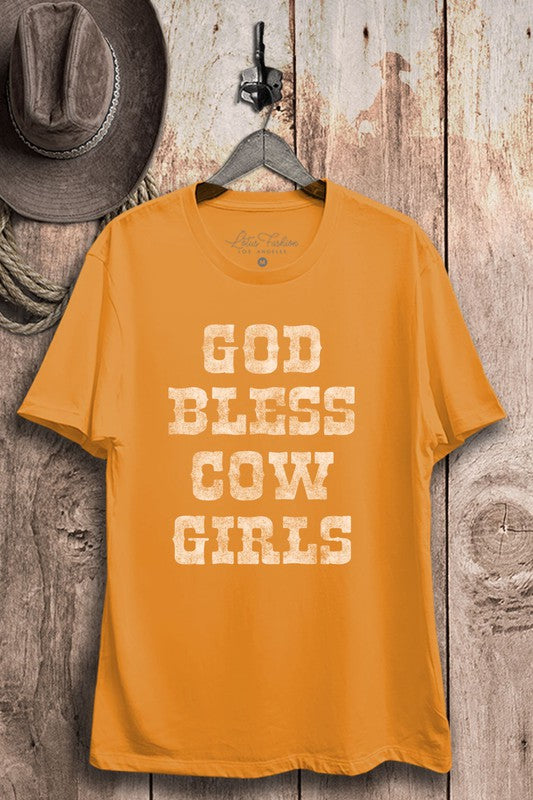 God Bless Cowgirls Graphic Top