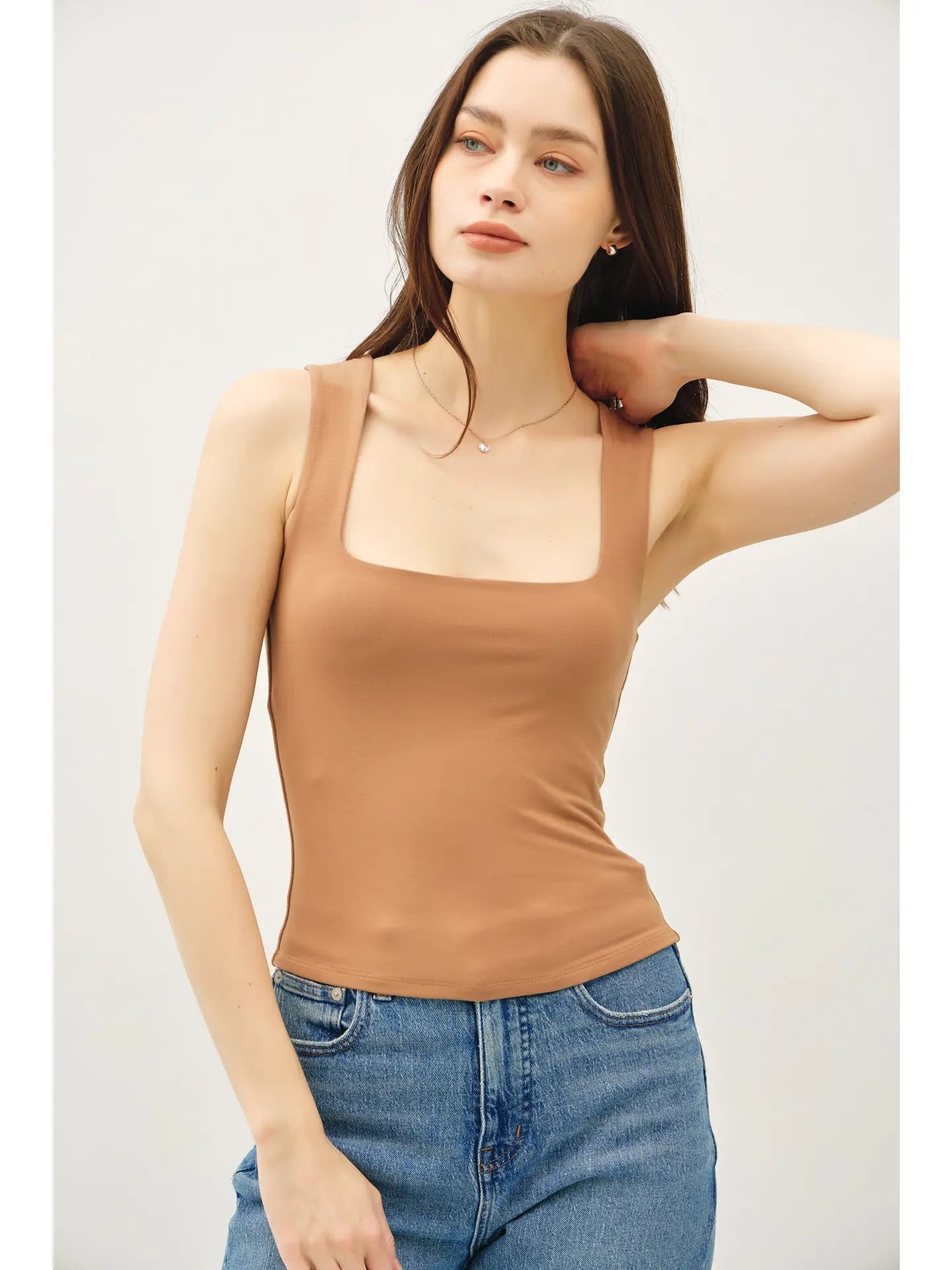 Innis Double Lined Square Neck Tank