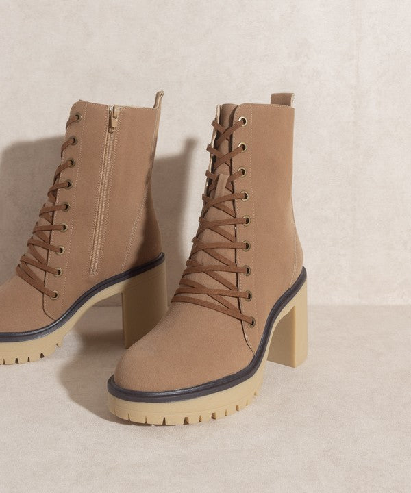 Jenna Platform Military Boots