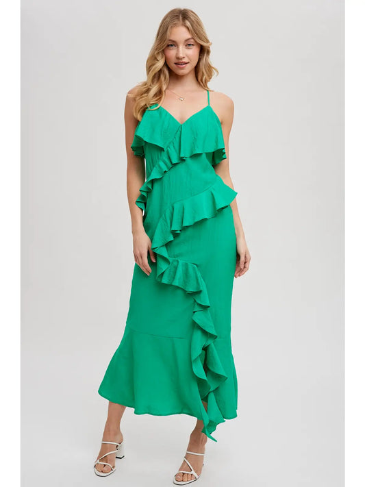 Tia Ruffled Maxi Dress