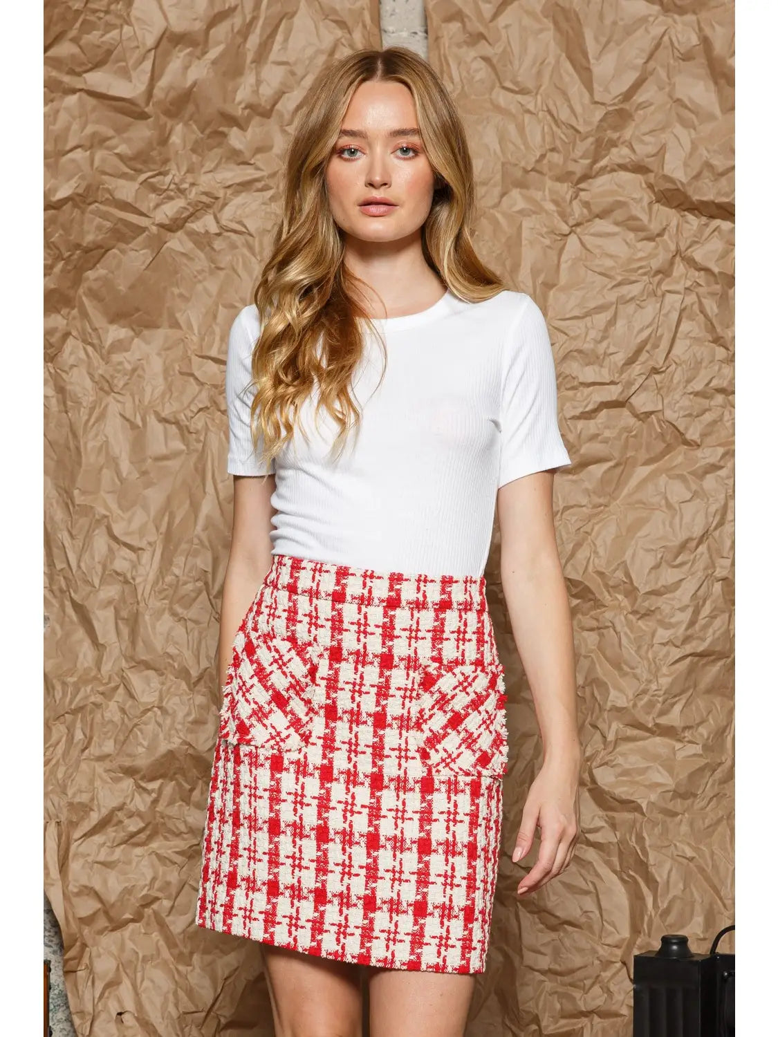 Lana Tweed Skirt