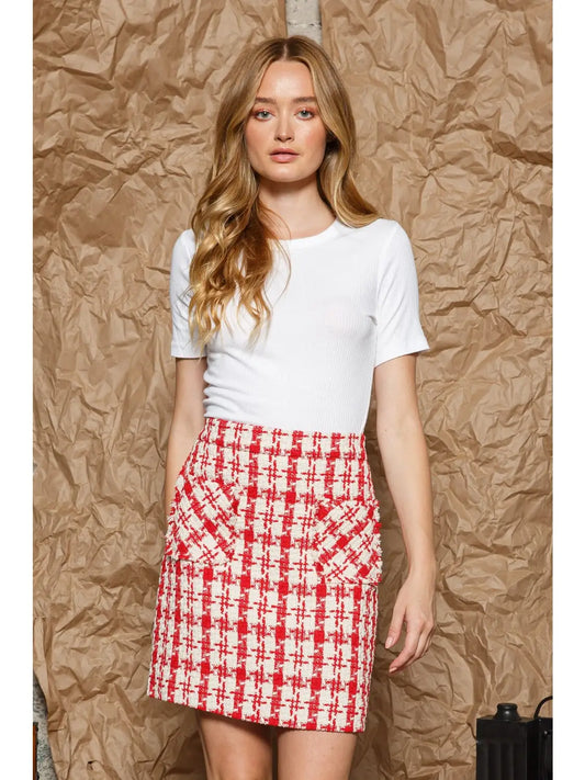 Lana Tweed Skirt