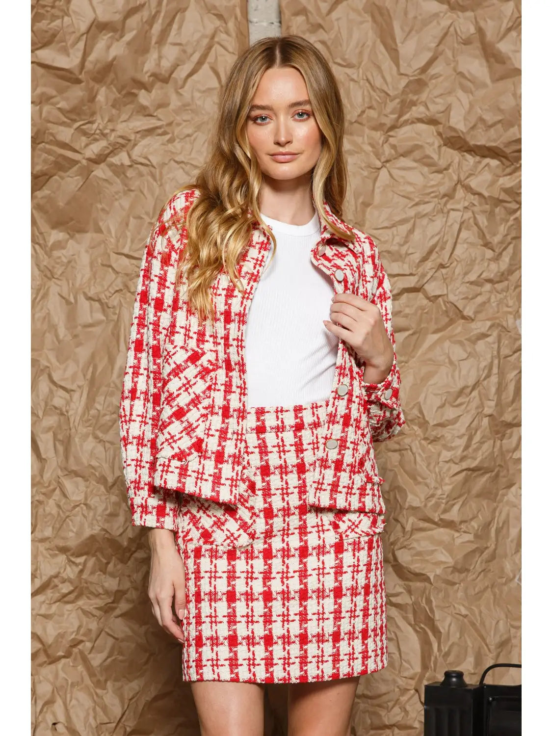 Lana Tweed Skirt