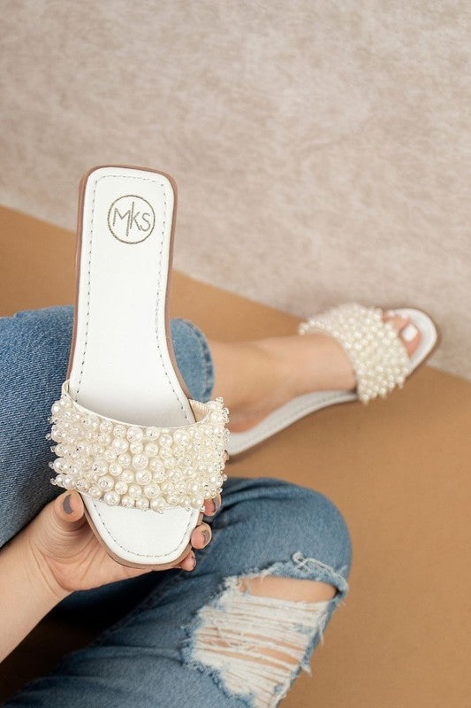 Macarena Pearl Slip On Sandal