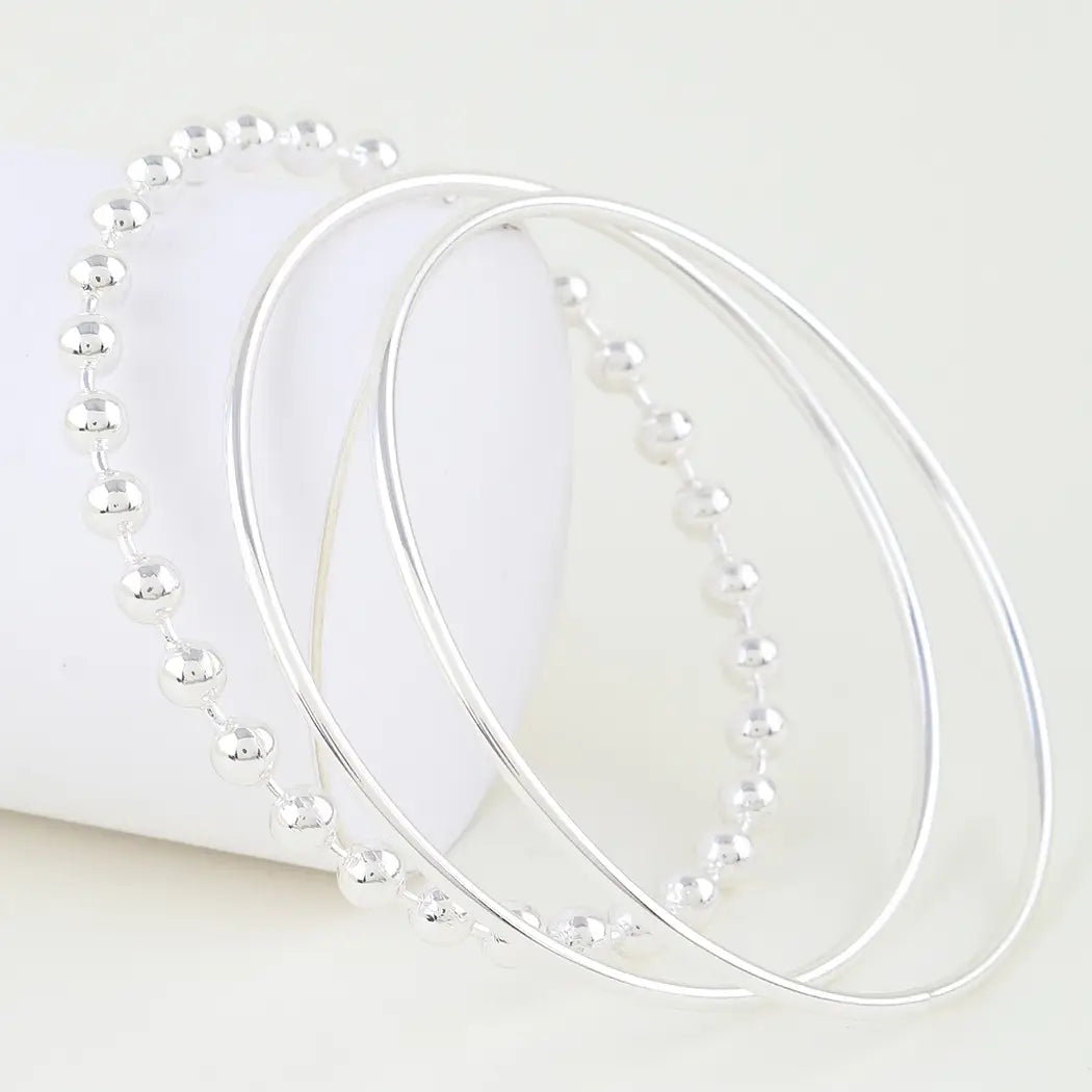 Multi Beaded Wrap Bangle Bracelet