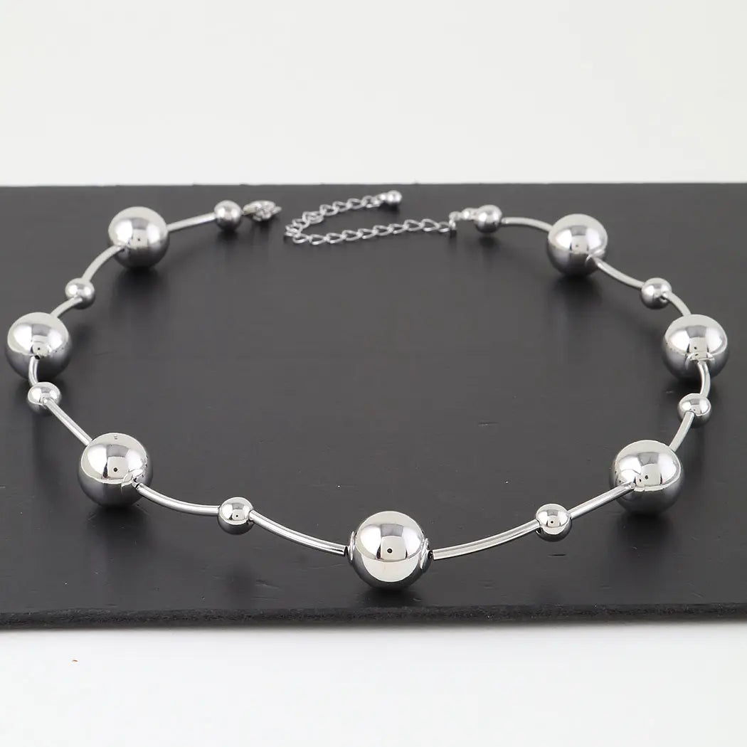 Multi Shiny Orb Necklace