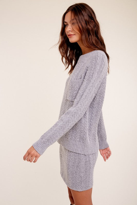 Zara Soft & Cozy Sweater Skirt