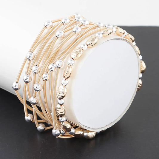 Precious Metal Stackables Bracelet