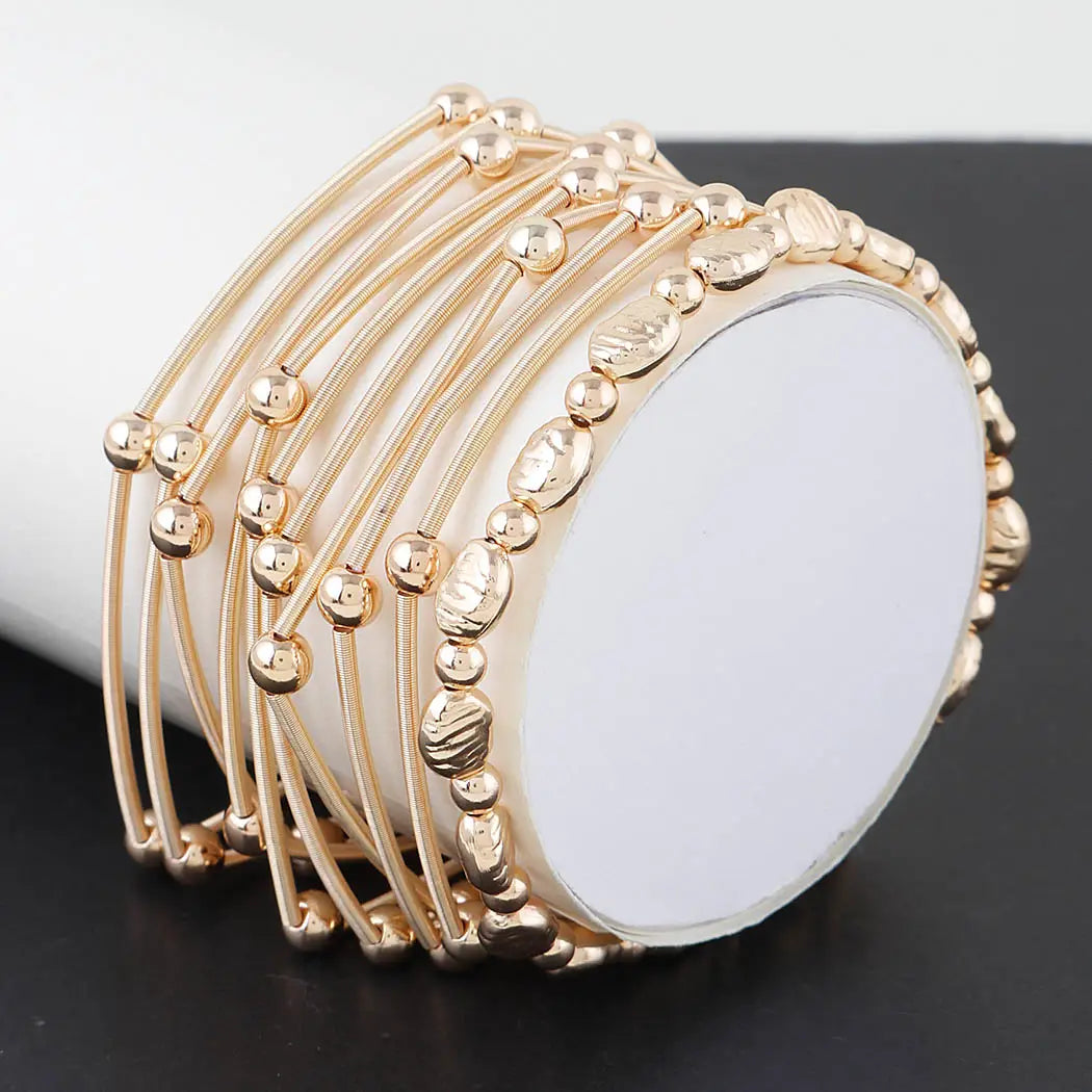 Precious Metal Stackables Bracelet