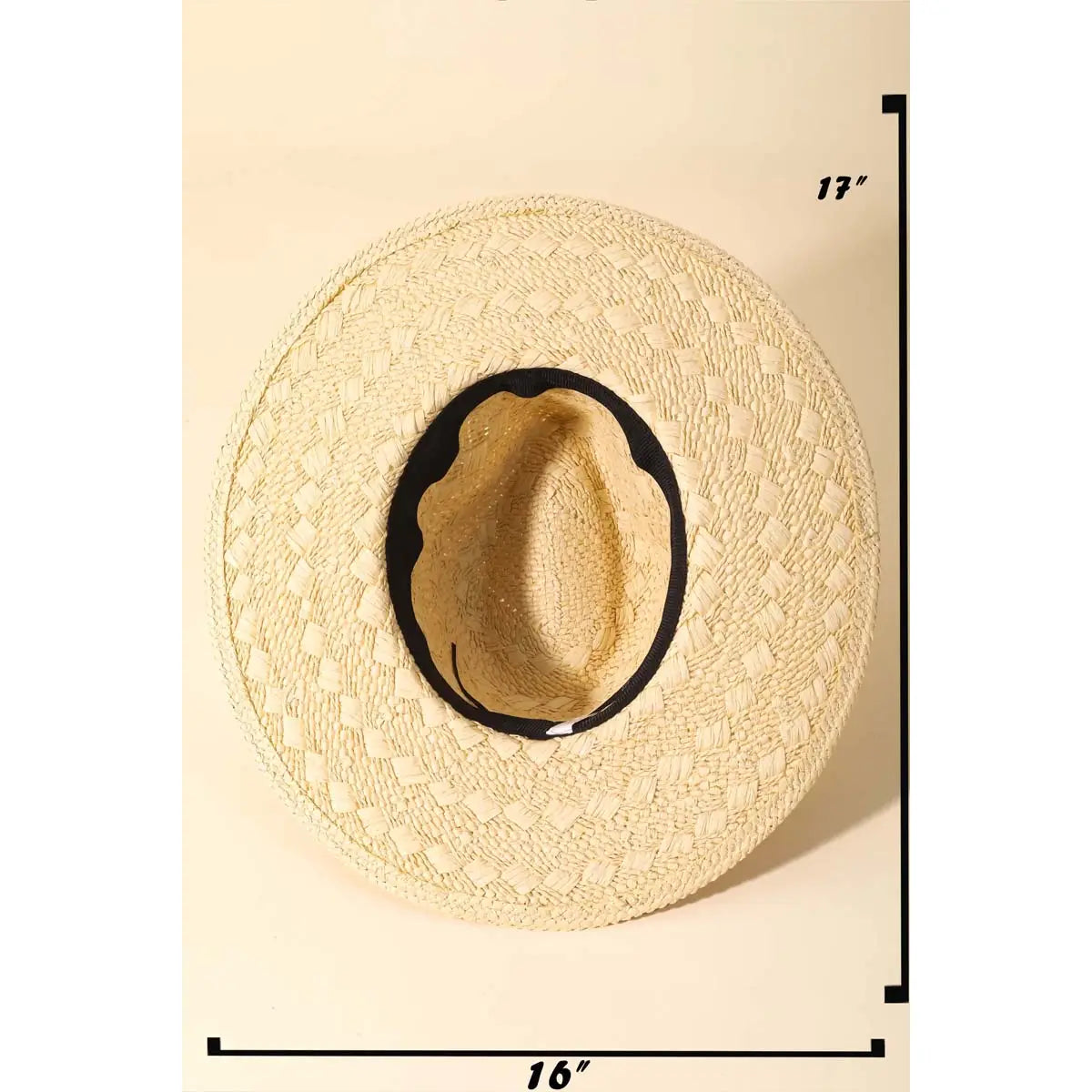 Straw Weave Rope Strap Sun Hat