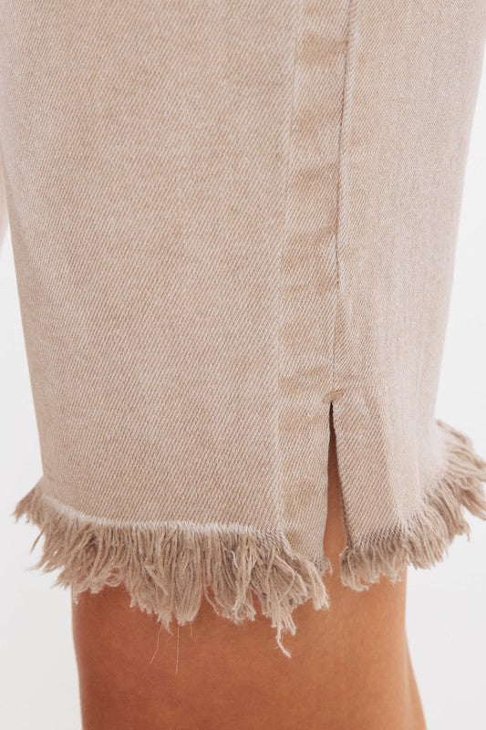 A Fine Line High Rise Bermuda Shorts