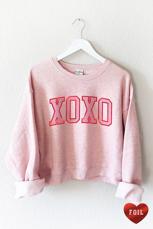 XOXO FOIL Mid Graphic Sweatshirt