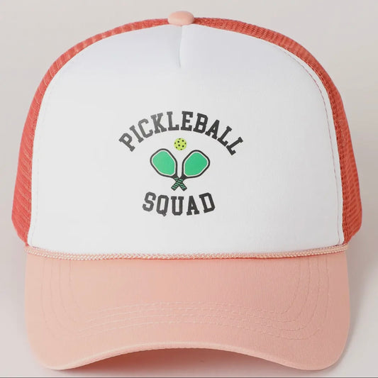 Pickleball Squad 2 Tone Trucker Hat with Lining