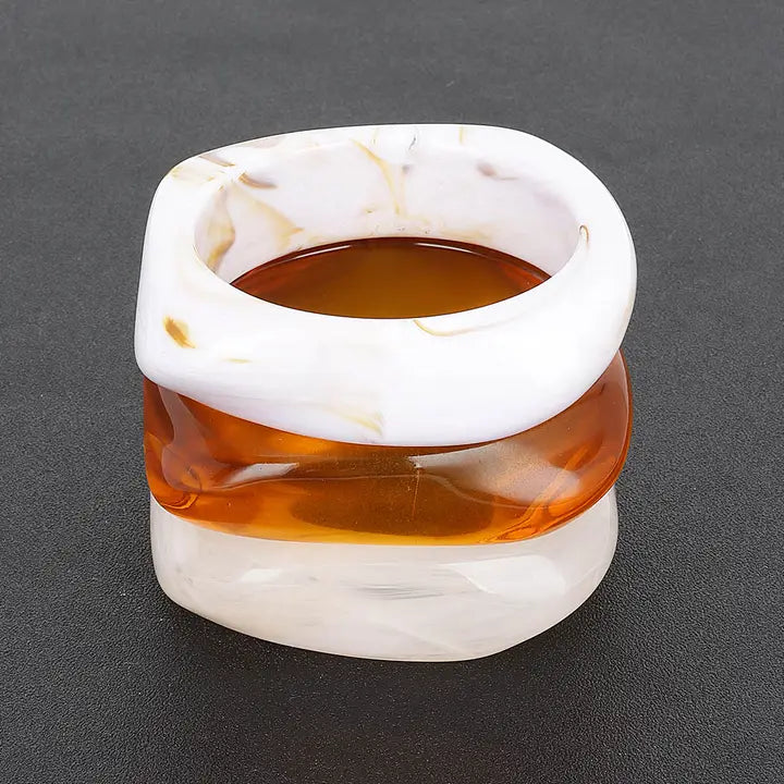 Assorted Resin Bangle Bracelets