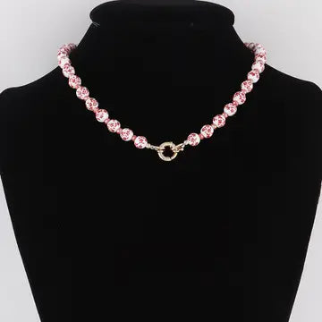 Flower Beaded Necklace