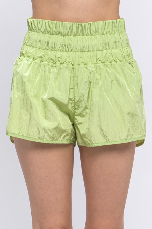 Bess Bold Waistband Active Shorts