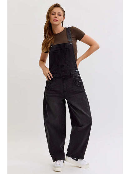 Kam Mid Waisted Barrel Overall