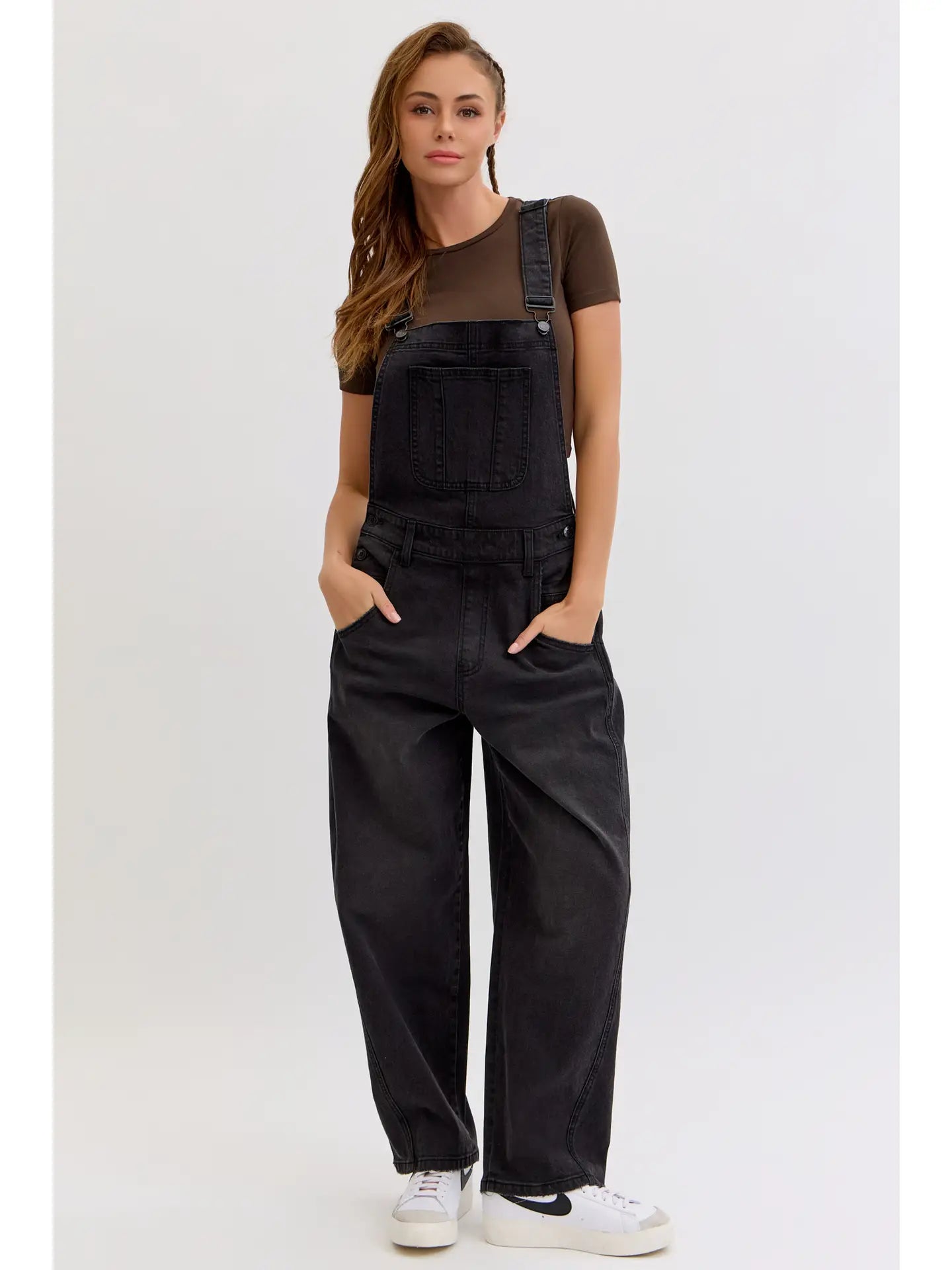 Kam Mid Waisted Barrel Overall