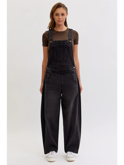 Kam Mid Waisted Barrel Overall