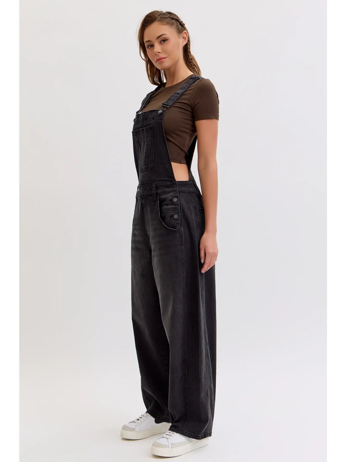 Kam Mid Waisted Barrel Overall
