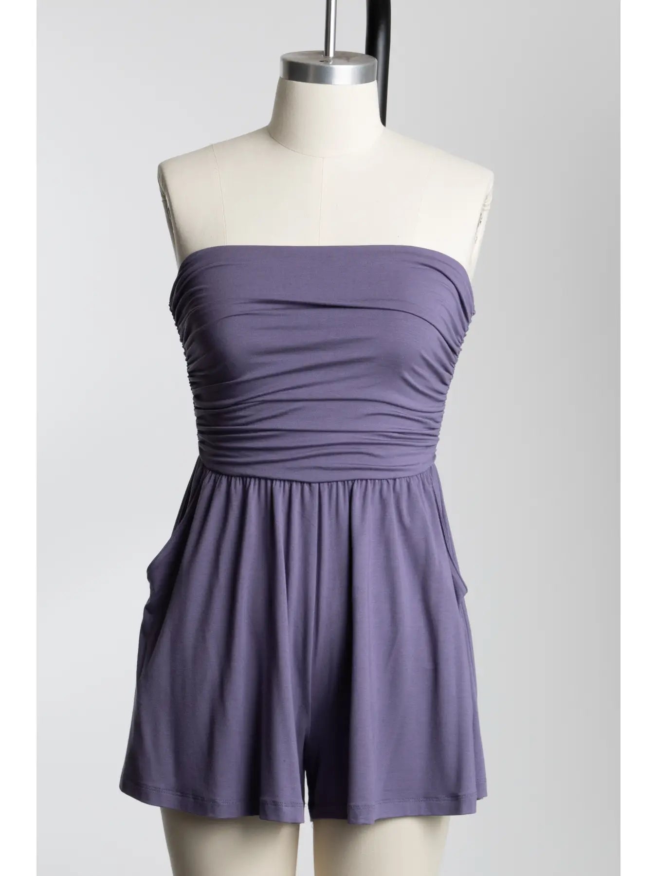 Cory Tank Top Shirring Romper
