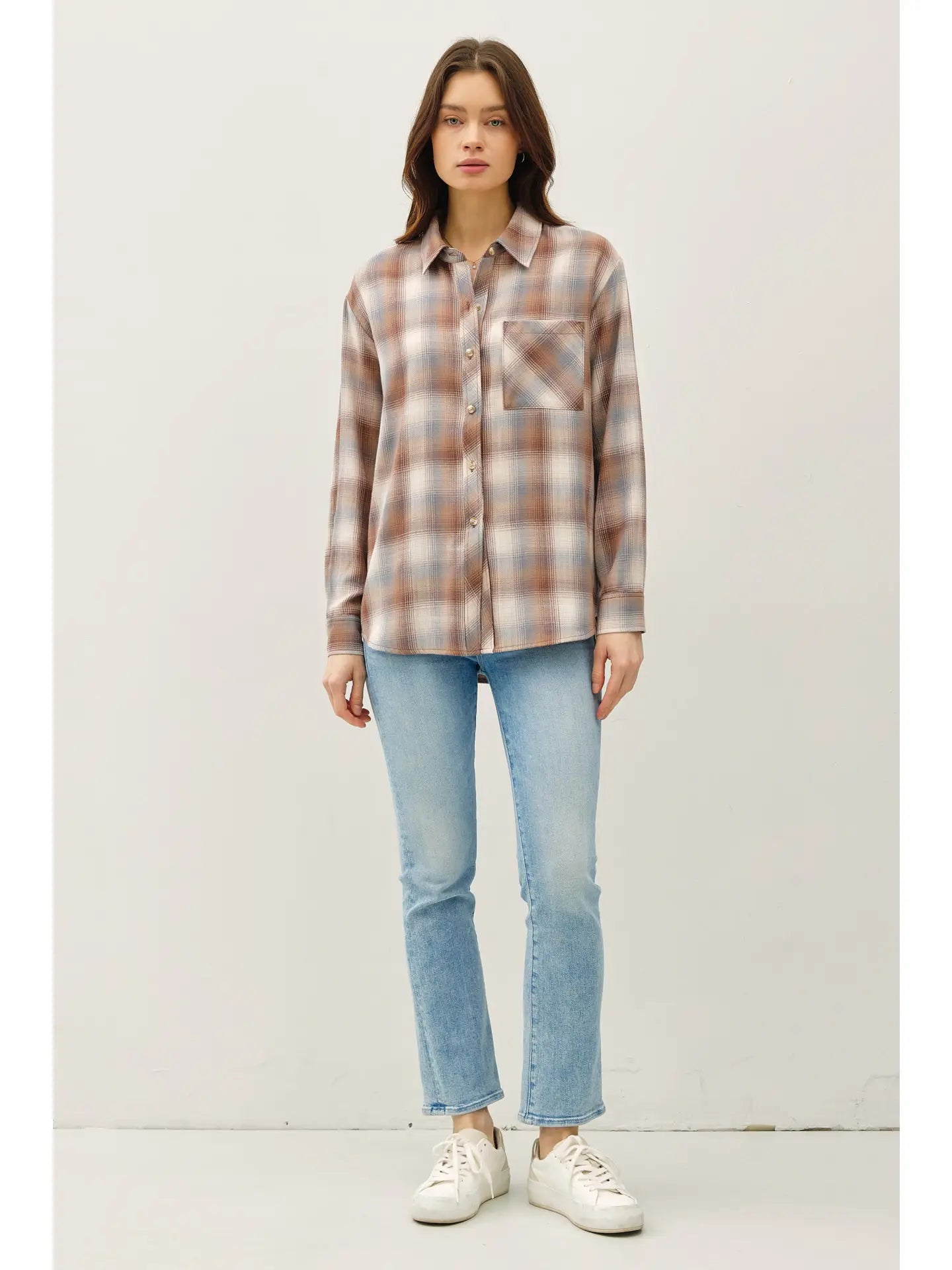 Cambell Plaid Flannel Button Down