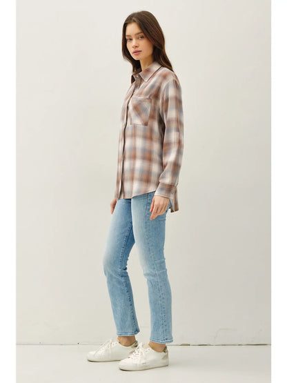 Cambell Plaid Flannel Button Down