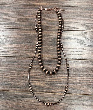 Copper Navajo Pearl Necklace
