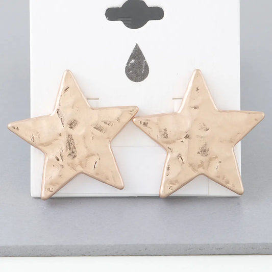 I’m a Star Indented Earrings