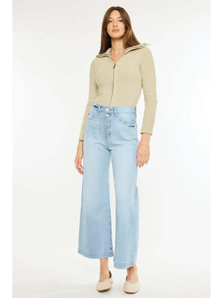 Lainey Wide Leg Ankle Jean