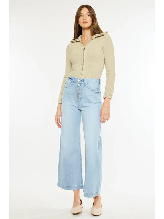 Lainey Wide Leg Ankle Jean