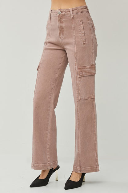 Freya High Rise Wide Leg Cargos