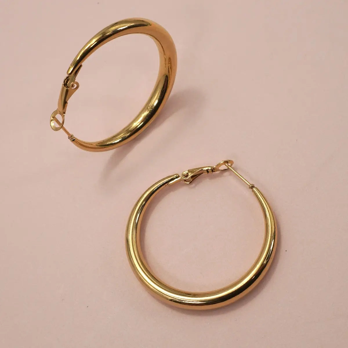 18K Stainless Steel Waterproof Tarnish Free Hoops