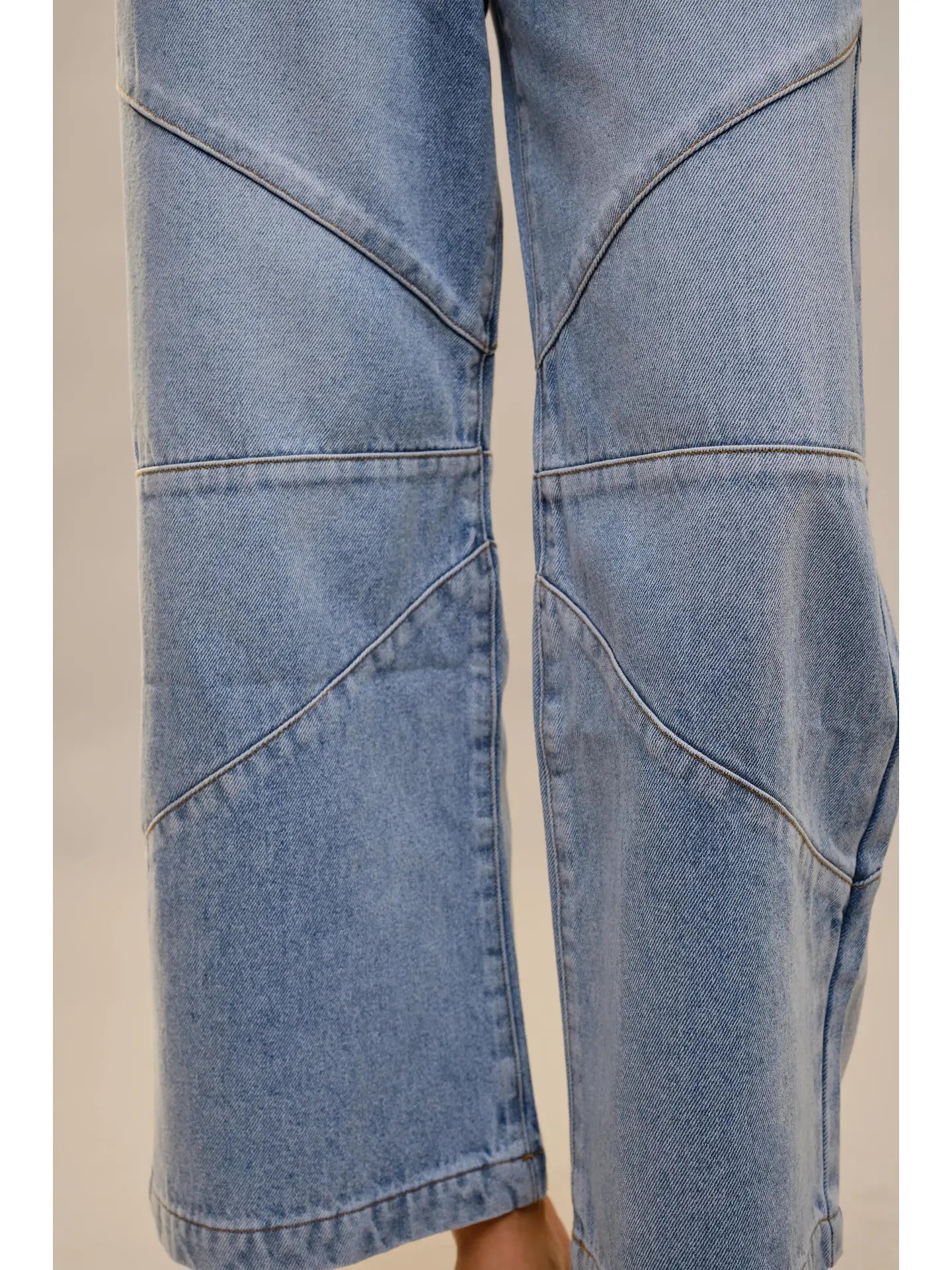 Moon Over Miami Medium Wash Baggy Wide Leg Jeans
