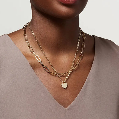 18K Stainless Steel Tarnish Free Layered Necklace