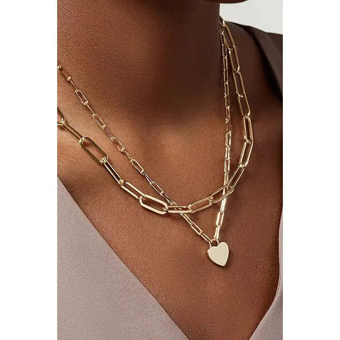 18K Stainless Steel Tarnish Free Layered Necklace