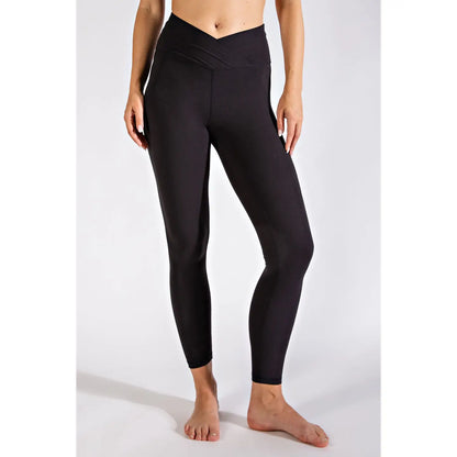 V Waist Full Length Leggings