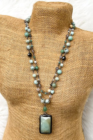 Lexi Necklace Amazonite